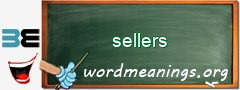 WordMeaning blackboard for sellers